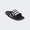 imageadidas Mens Adilette Comfort Adjustable SlideBlackWhiteGrey