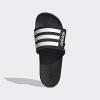 imageadidas Mens Adilette Comfort Adjustable SlideBlackWhiteGrey