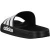 imageadidas Mens Adilette Shower SlidesBlackWhiteBlack