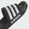 imageadidas Mens Adilette Shower SlidesBlackWhiteWhite