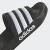 imageadidas Mens Adilette Shower SlidesBlackWhiteWhite