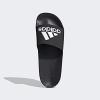 imageadidas Mens Adilette Shower SlidesCore BlackFootwear WhiteCore Black