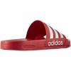 imageadidas Mens Adilette Shower SlidesScarlet Footwear White Scarlet