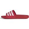 imageadidas Mens Adilette Shower SlidesScarlet Ftwr White Scarlet
