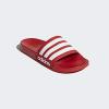 imageadidas Mens Adilette Shower SlidesScarletCore WhiteScarlet