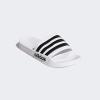 imageadidas Mens Adilette Shower SlidesWhiteCore BlackWhite