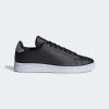 imageadidas Mens Advantage Tennis SneakersBlackBlackGrey