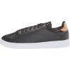 imageadidas Mens Advantage Tennis SneakersBlackBlackWhite