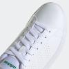 imageadidas Mens Advantage Tennis SneakersWhiteWhiteGreen