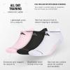 imageadidas Mens All Day Training No Show Socks Engineered for Sport Performance with Targeted Cushioning for Running 3PairBlackOnix GreyNight Grey