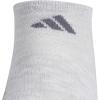 imageadidas Mens All Day Training No Show Socks Engineered for Sport Performance with Targeted Cushioning for Running 3PairCool Light HeatherOnix GreyGrey