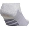 imageadidas Mens All Day Training No Show Socks Engineered for Sport Performance with Targeted Cushioning for Running 3PairCool Light HeatherOnix GreyGrey