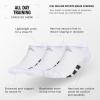 imageadidas Mens All Day Training No Show Socks Engineered for Sport Performance with Targeted Cushioning for Running 3PairOlive Strata GreenWonder Alumina GreyOnix Grey