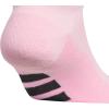imageadidas Mens All Day Training No Show Socks Engineered for Sport Performance with Targeted Cushioning for Running 3PairTrue PinkBlackWhite