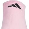 imageadidas Mens All Day Training No Show Socks Engineered for Sport Performance with Targeted Cushioning for Running 3PairTrue PinkBlackWhite