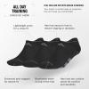 imageadidas Mens All Day Training No Show Socks Engineered for Sport Performance with Targeted Cushioning for Running 3PairWhiteBlackClear Onix Grey