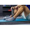 imageadidas Mens All Day Training No Show Socks Engineered for Sport Performance with Targeted Cushioning for Running 3PairWhiteSemi Court GreenDark Blue