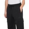 imageadidas Mens All SZN Fleece Graphic Loose Cargo PantsBlackBlack