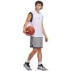 imageadidas Mens Badge of Sport Basketball ShortsGreyBlack