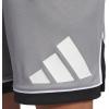 imageadidas Mens Badge of Sport Basketball ShortsGreyBlack