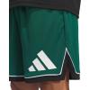 imageadidas Mens Badge of Sport Basketball ShortsTeam Dark GreenBlack