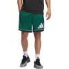 imageadidas Mens Badge of Sport Basketball ShortsTeam Dark GreenBlack