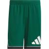 imageadidas Mens Badge of Sport Basketball ShortsTeam Dark GreenBlack
