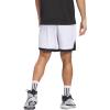 imageadidas Mens Badge of Sport Basketball ShortsWhiteBlack