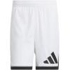 imageadidas Mens Badge of Sport Basketball ShortsWhiteBlack