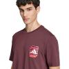 imageadidas Mens Camouflage Woven Graphic TShirtAurora Ruby