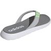 imageadidas Mens Comfort Flip FlopGreyGreen SparkWhite