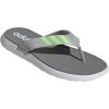 imageadidas Mens Comfort Flip FlopGreyGreen SparkWhite