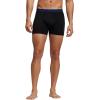 imageadidas Mens Core Stretch Cotton Boxer Brief Underwear 4PackBlackCollegiate Royal BlueOnix Grey