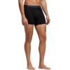imageadidas Mens Core Stretch Cotton Boxer Brief Underwear 4PackBlackOnix Grey