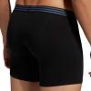 imageadidas Mens Core Stretch Cotton Boxer Brief Underwear 4PackBlackOnix GreyGrey