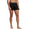 imageadidas Mens Core Stretch Cotton Boxer Brief Underwear 4PackBlackPower RedOnix Grey