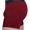 imageadidas Mens Core Stretch Cotton Boxer Brief Underwear 4PackCollegiate BurgundyBlackOnix Grey