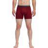 imageadidas Mens Core Stretch Cotton Boxer Brief Underwear 4PackCollegiate BurgundyBlackOnix Grey