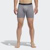 imageadidas Mens Core Stretch Cotton Boxer Brief Underwear 4PackNight Marine BlueCrew BlueBlack