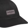 imageadidas Mens Court Slight Pre Curve Brim Relaxed Crown Strapback Retro Style HatBlackGrey