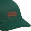 imageadidas Mens Court Slight Pre Curve Brim Relaxed Crown Strapback Retro Style HatCollegiate GreenBlack