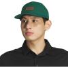 imageadidas Mens Court Slight Pre Curve Brim Relaxed Crown Strapback Retro Style HatCollegiate GreenBlack