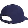 imageadidas Mens Court Slight Pre Curve Brim Relaxed Crown Strapback Retro Style HatDark BlueBlackWhite