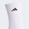 imageadidas Mens Cushioned Crew Socks 3PairWhiteBlackClear Onix Grey