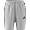 imageadidas Mens Essentials 3Stripes Fleece 9inch ShortsWhiteBlack