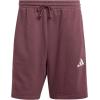 imageadidas Mens Essentials 3Stripes French Terry 7Inch ShortsAurora RubyWhite