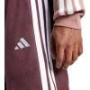 imageadidas Mens Essentials 3Stripes French Terry 7Inch ShortsAurora RubyWhite