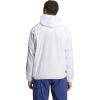imageadidas Mens Essentials 3Stripes WindbreakerWhiteBlack