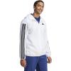 imageadidas Mens Essentials 3Stripes WindbreakerWhiteBlack