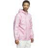 imageadidas Mens Essentials All Over Printed Woven JacketClear PinkLight Pink